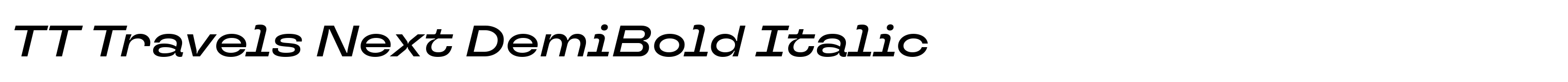 TT Travels Next DemiBold Italic